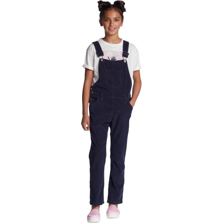 Roxy Girls Are You With Me Dungarees - Mood Indigo