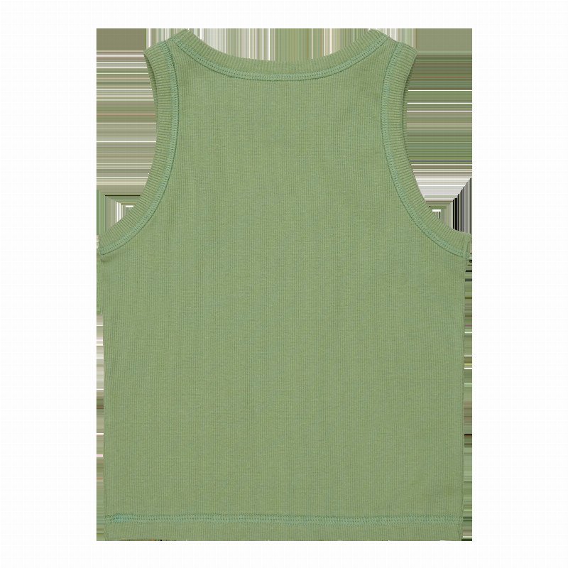 Girls Iconic Days Vest in Basil