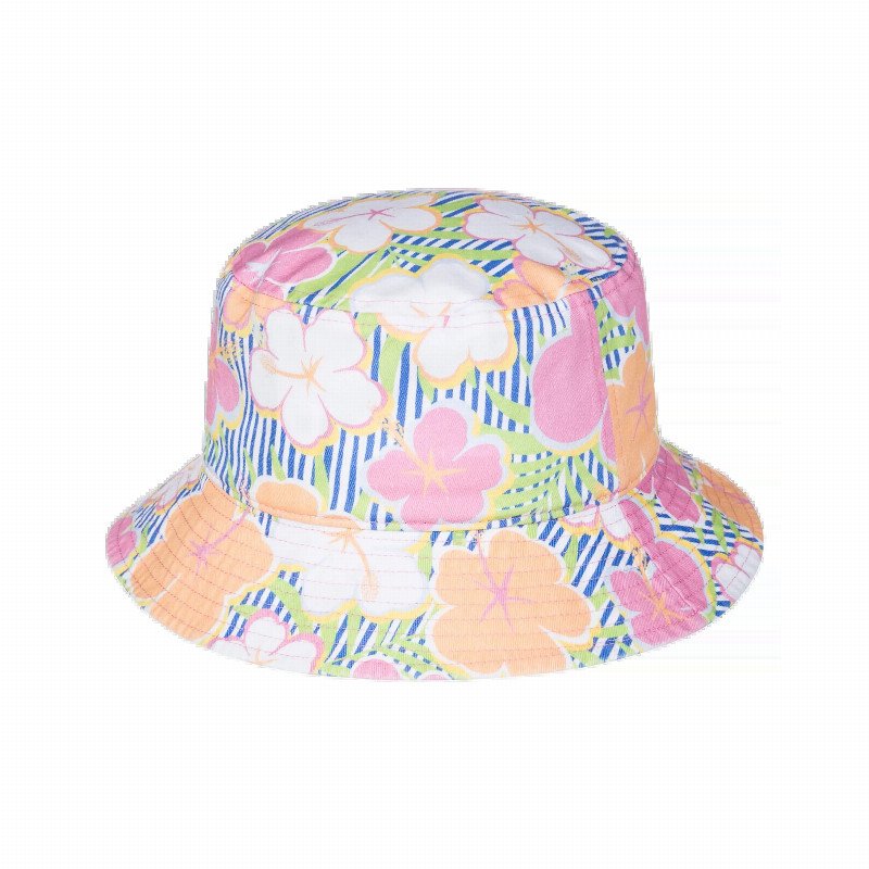 Girls Jasmine Paradise Bucket Hat in Ultramarine & Teenie Flower