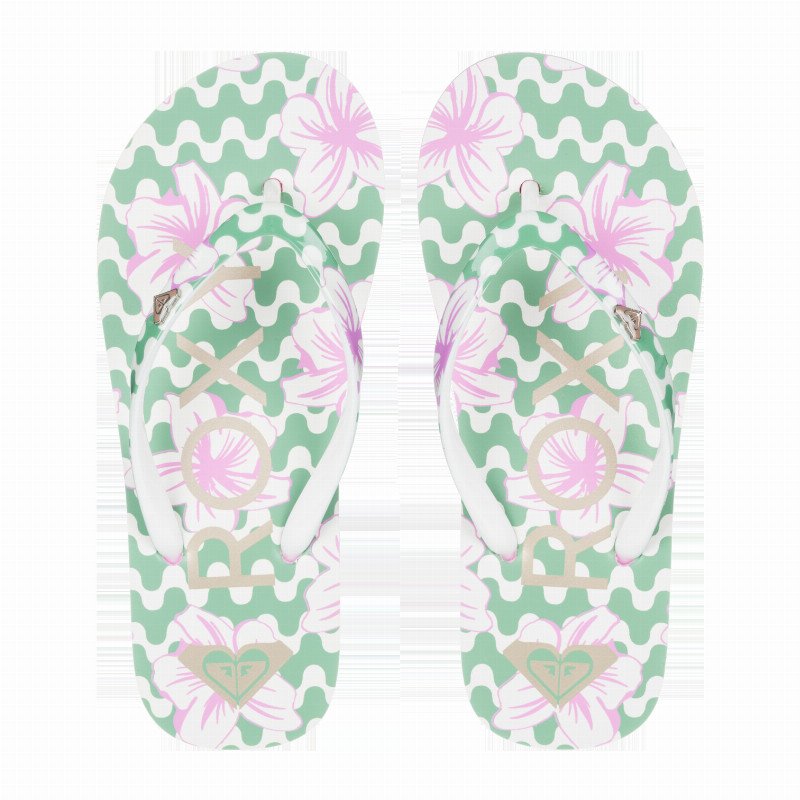 Girls Pebbles VII Flip Flops in Pink & Pink