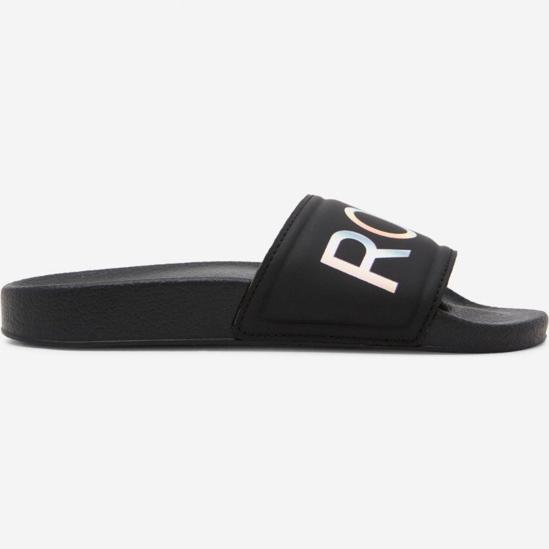 Girls Slippy II Sliders in Black