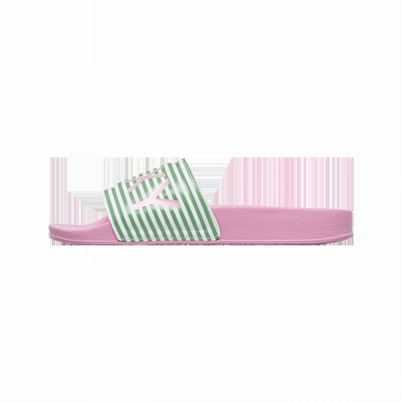 Girls Slippy II Sliders in Gossamer Pink