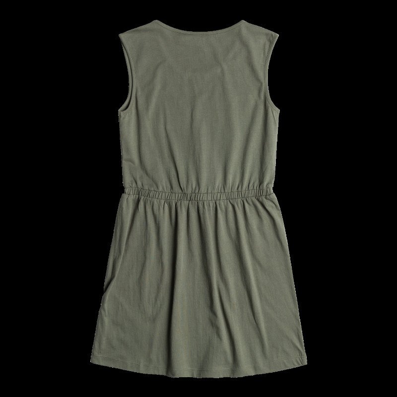 Girls Surfs Solid Playsuit in Agave Green