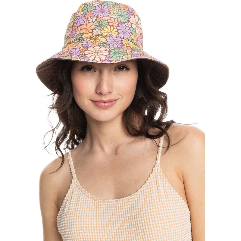 Jasmine Paradise Bucket Hat - Root Beer All About Sol Mini - M/L