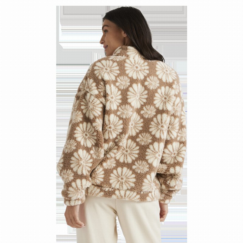 Jive Talking Fleece Jacket in Portobella Tropical Tile