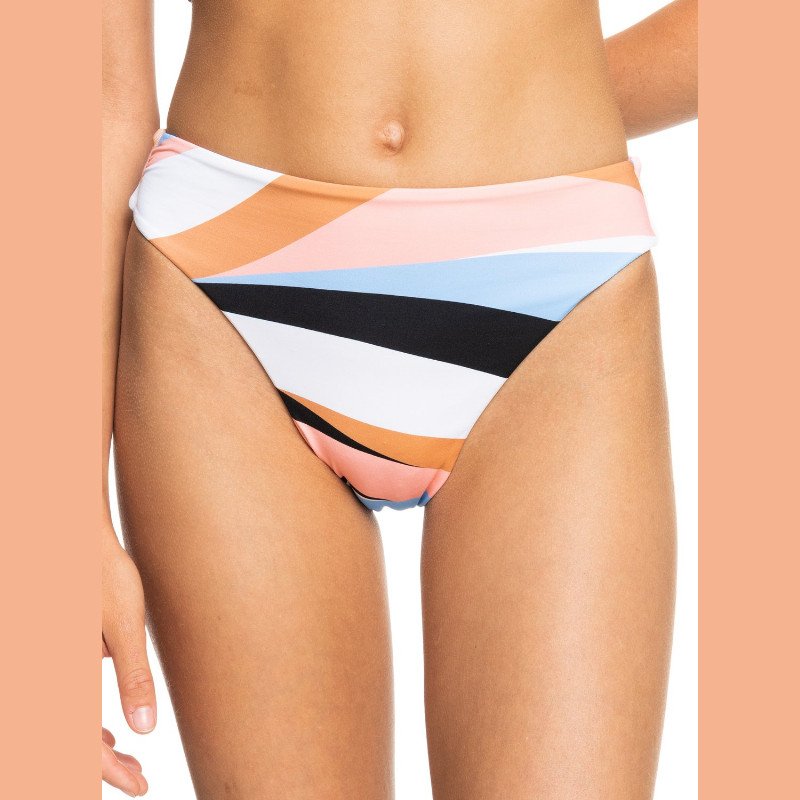 Paradiso Passport - Moderate Bikini Bottoms for Women - White - Roxy