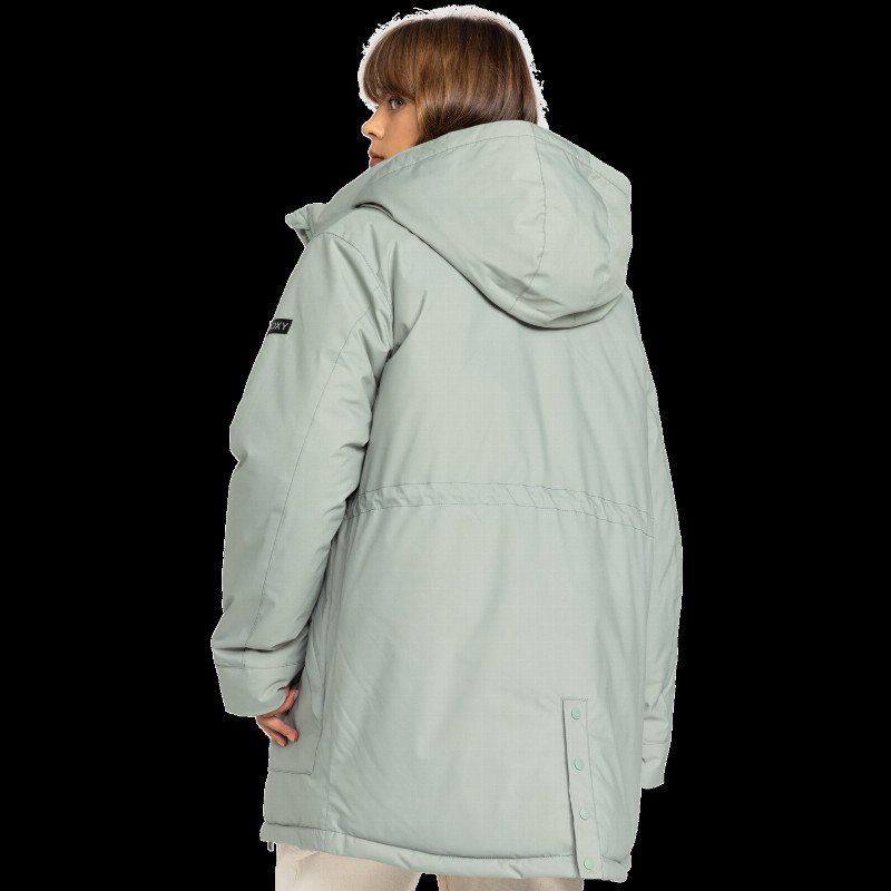 Serena Parka Jacket in Lily Pad