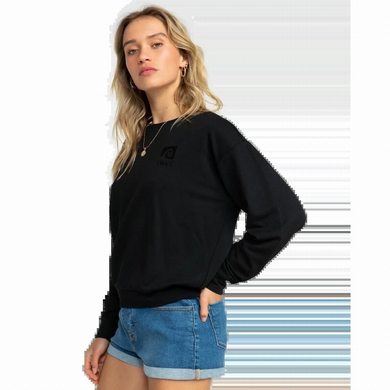 Surf By Moon Sweatshirt in Anthracite