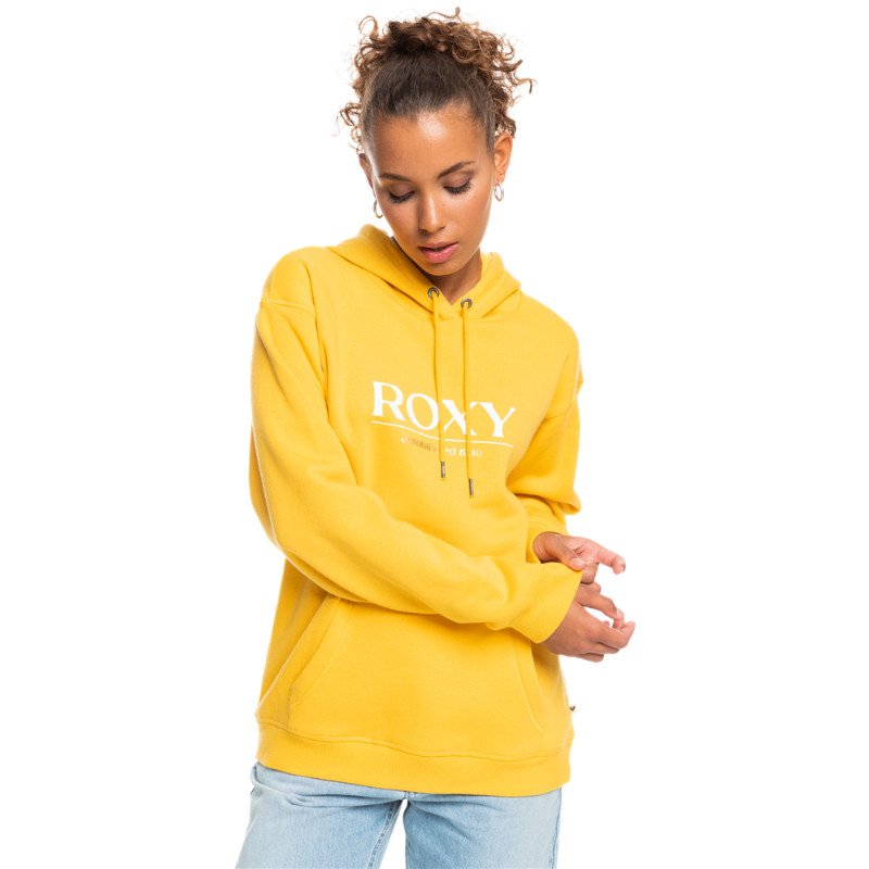 Roxy Surf Stoked Brushed Hoody - Yolk Yellow