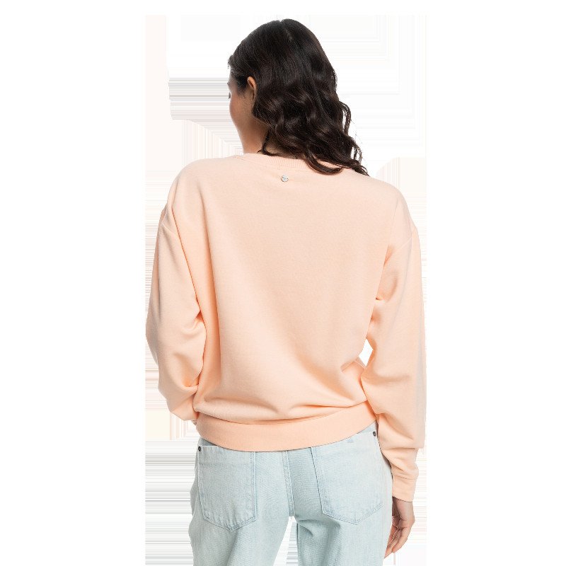 Surfing By Moonlight Sweatshirt in Peach Parfait