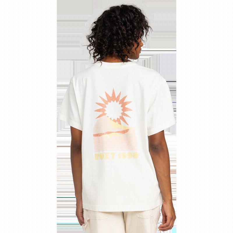 To The Sun T-Shirt in Egret