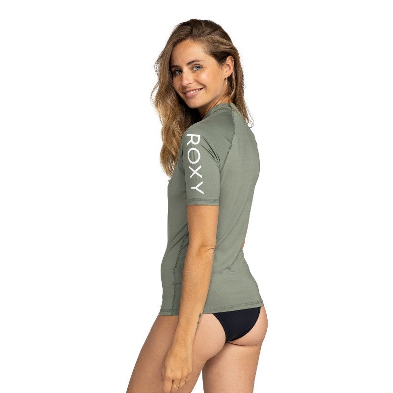 WHOLE HEARTED RASH VEST IN AGAVE GREEN