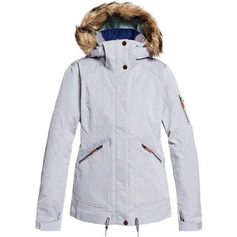 Womens Meade Ski Jacket - Heather Grey