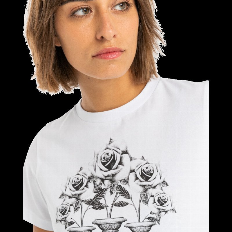 Benj Bouquet T-Shirt in Antique white