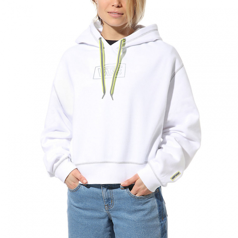 vans white hoodie women's