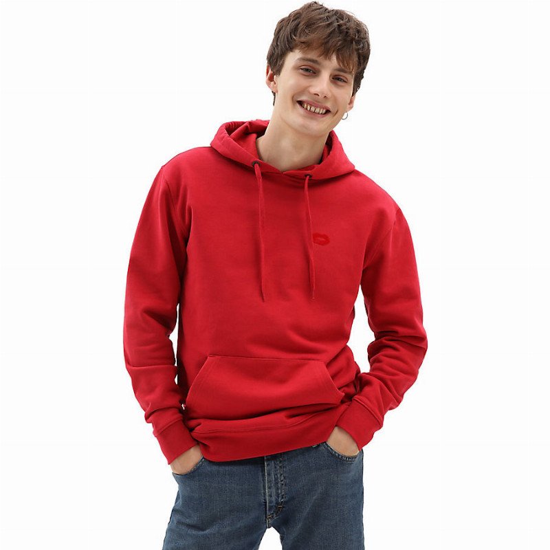 Vans hoodie deals mens red