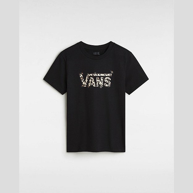 VANS Animalier Crew T-shirt (black) Women Black, Size XXL