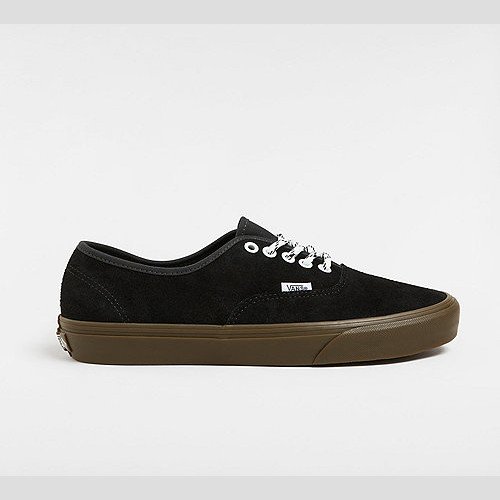 VANS Authentic Hairy Suede Shoes (phantom) Unisex Black, Size 12