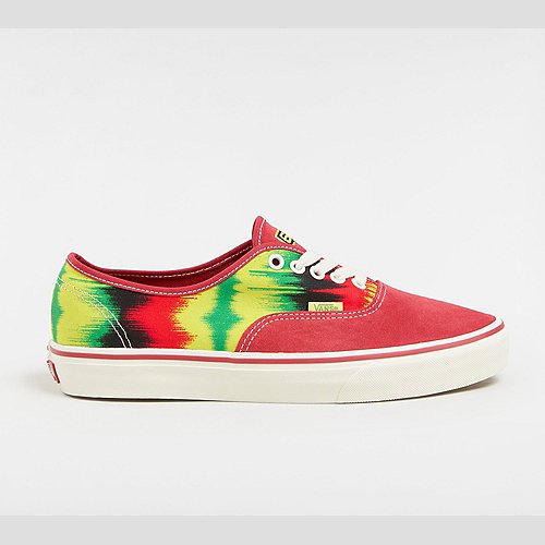 VANS Authentic Shoes (red/assorted) Unisex Red, Size 12