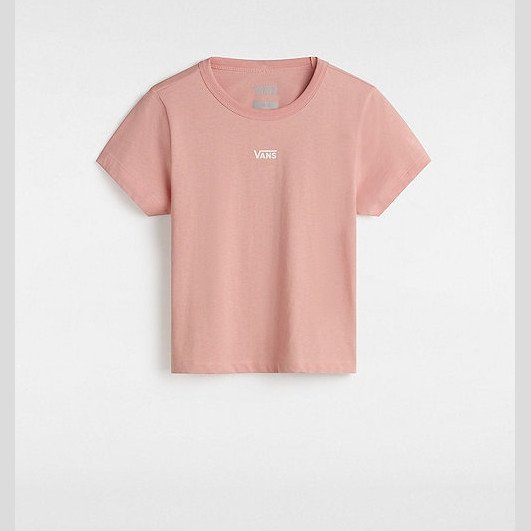 VANS Basic Mini T-shirt (lobster Bisque) Women Pink, Size XXS