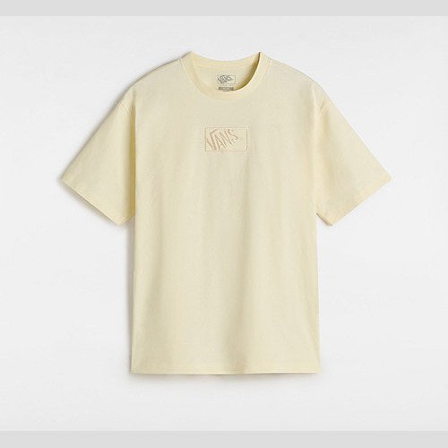 VANS Blocked Box Loose T-shirt (lemon Icing) Men Beige, Size XXL