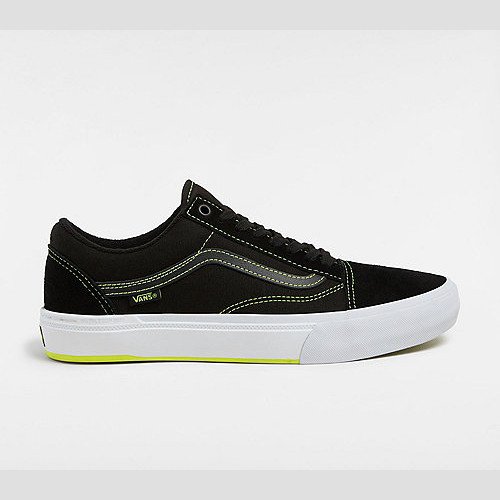 VANS Bmx Old Skool Shoe (bk/neonyellow) Unisex Black, Size 12