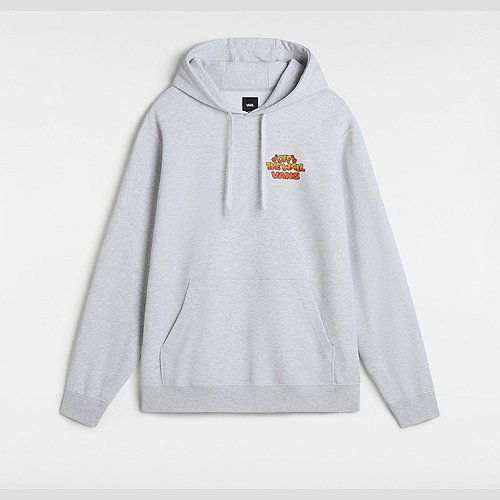 VANS Bouya Pullover Hoodie (light Grey Heat) Men Grey, Size XXL