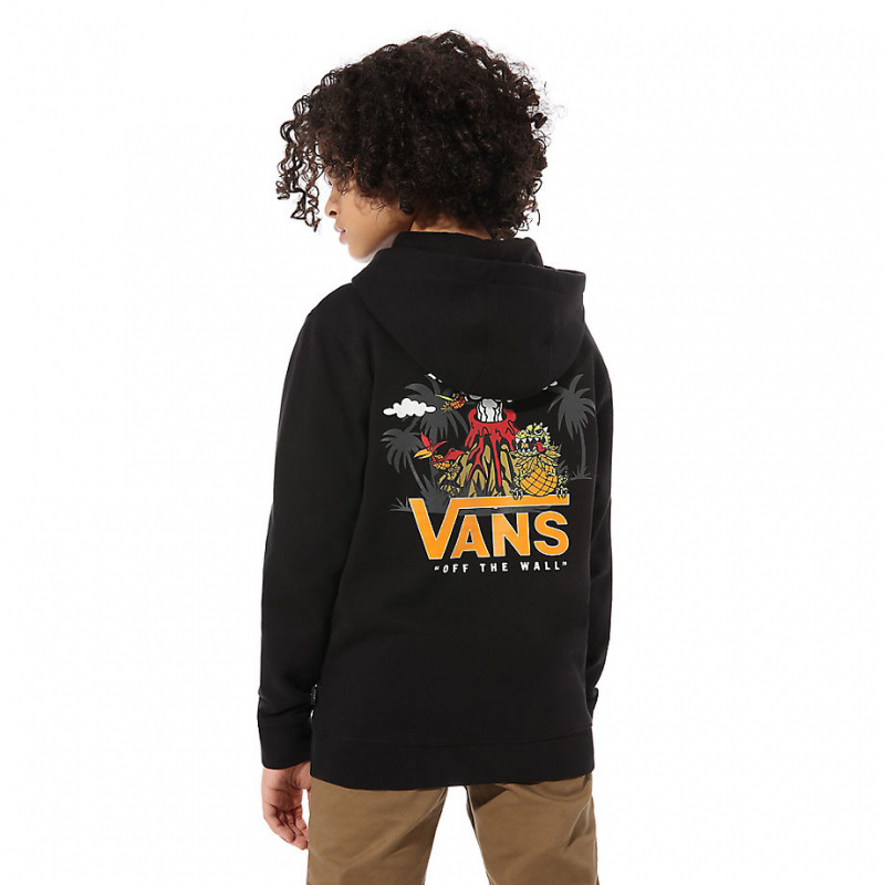 boys black pullover hoodie