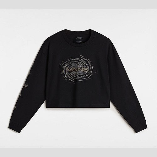 VANS Breaker Long Sleeve T-shirt (black) Women Black, Size XXS