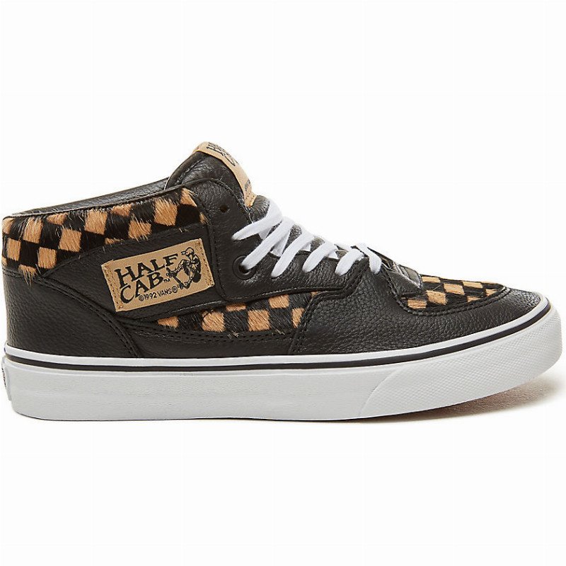 Vans calf best sale hair checkerboard