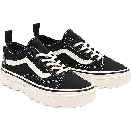 VANS Canvas Sentry Old Skool Wc Shoes ((canvas) Black/marshmallow) Women Black, Size 10