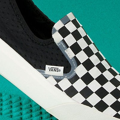 CHECKERBOARD COMFYCUSH ONE SHOES ((CHECKERBOARD) BLACK/MARSHMALLOW) WOMEN BLACK/WHITE