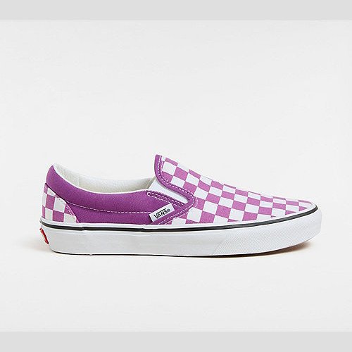 VANS Classic Slip-on Checkerboard Shoes (willowherb) Unisex Purple, Size 12