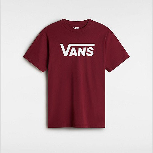 VANS Classic T-shirt (burgundy/white) Unisex Burgundy, Size XXL