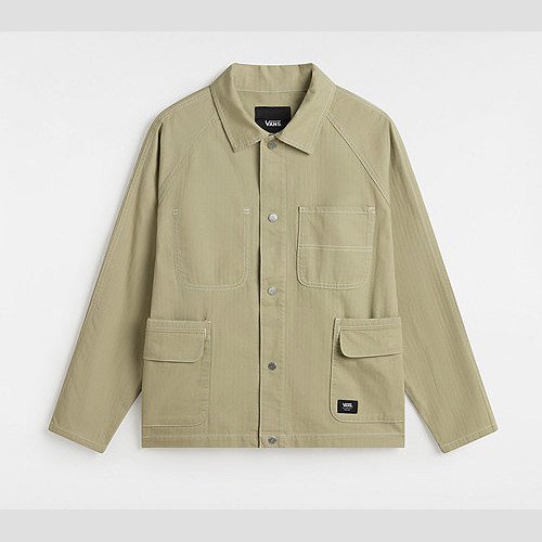 VANS Codey Utility Coat (elm) Women Beige, Size XXS