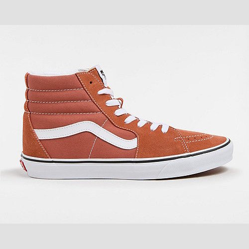 VANS Color Theory Sk8-hi Shoes (auburn) Unisex Orange, Size 2.5