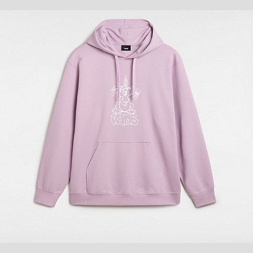 VANS Crazy Eddy 66 Loose Pullover Hoodie (lavender Mist) Men Lilac, Size XXL