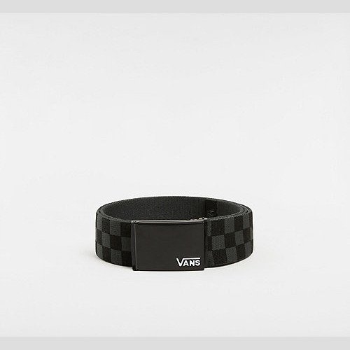 VANS Depster Ii Web Belt Boys (black/charcoal) Boys Grey, One Size