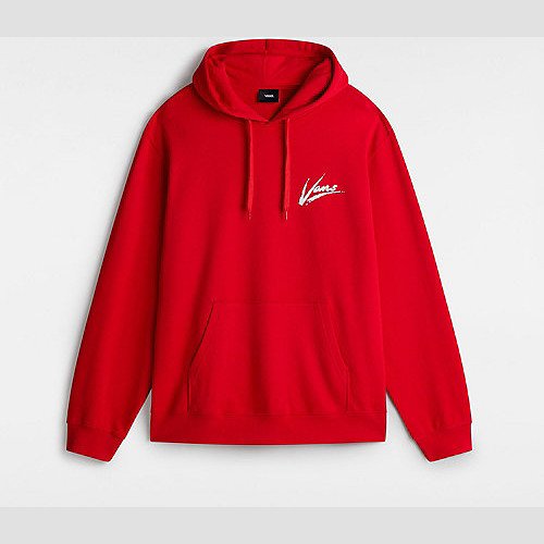 VANS Dettori Loose Pullover Hoodie (racing Red/mars) Men Red, Size XXL