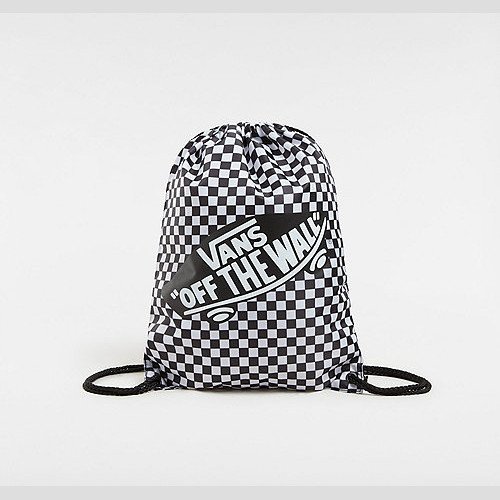 VANS Drawstring Bag (black/white) Unisex Black, One Size