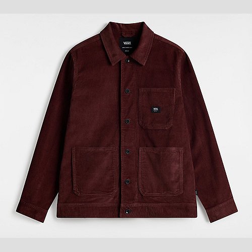 VANS Drill Chore Corduroy Jacket (bitter Chocolat) Men Brown, Size XXL