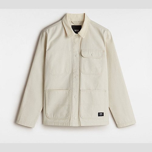 VANS Drill Chore Jacket (turtle Dove) Women Beige, Size XXS