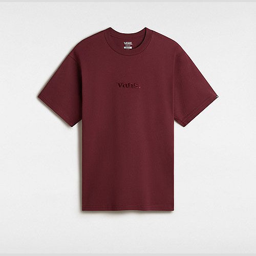 VANS Essential Loose T-shirt (port Royale) Unisex Burgundy, Size XXL