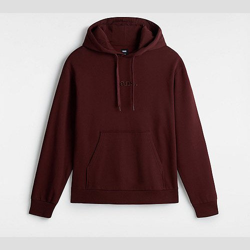 VANS Essential Relaxed Pullover Hoodie (bitter Chocolat) Men Brown, Size XXL