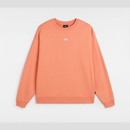 VANS Flying V Sweatshirt (carnelian) Women Orange, Size XXS