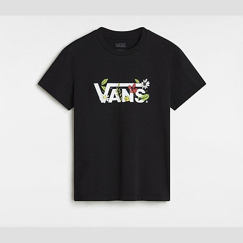 VANS Foliage Crew T-shirt (black) Women Black, Size XXL