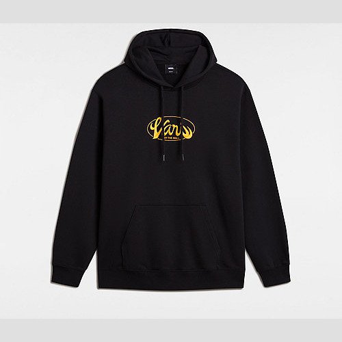 VANS Global Line Loose Pullover Hoodie (black) Men Black, Size XXL