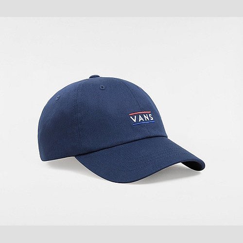 VANS Half Box Curved Bill Jockey Hat (dress Blues) Unisex Blue, One Size