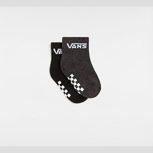 VANS Infant Drop V Classic Socks (2 Pairs) (black) Infant Black, One Size