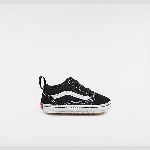 VANS Infant Old Skool Crib Shoes (0-1 Year) (black/true Whit) Infant Black, Size 3.5